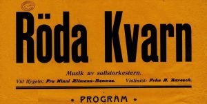 Female cinema musicians in Sweden 1905–1915